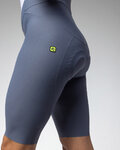 ALÉ Cyklistické kalhoty krátké s laclem - R-EV1 GO - modrá