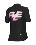 ALÉ Cyklistický dres s krátkým rukávem - SAUVAGE 2.0 PR-E - černá