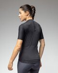 ALÉ Cyklistický dres s krátkým rukávem - EARTHY STYLE 2.0 PR-E - černá