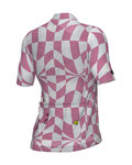 ALÉ Cyklistický dres s krátkým rukávem - MULTIVERSO 2.0 PR-E - bílá/červená