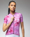 ALÉ Cyklistický dres s krátkým rukávem - PRAGMA LINFA - růžová
