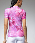 ALÉ Cyklistický dres s krátkým rukávem - PRAGMA LINFA - růžová