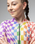 ALÉ Cyklistický dres s krátkým rukávem - MULTIVERSO 2.0 KID - vícebarevná