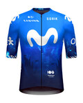 GOBIK Cyklistický dres s krátkým rukávem - INFINITY MOVISTAR TEAM 2024 - modrá/bílá