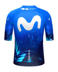 GOBIK Cyklistický dres s krátkým rukávem - INFINITY MOVISTAR TEAM 2024 - modrá/bílá