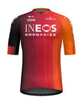 GOBIK Cyklistický dres s krátkým rukávem - ODYSSEY INEOS GRENADIERS 2025 - oranžová/červená