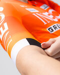 GOBIK Cyklistický dres s krátkým rukávem - ODYSSEY INEOS GRENADIERS 26 - bílá/oranžová