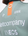 GOBIK Cyklistický dres s krátkým rukávem - ODYSSEY NETCOMPANY INEOS 26 - zelená/oranžová