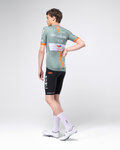 GOBIK Cyklistický dres s krátkým rukávem - ODYSSEY NETCOMPANY INEOS 26 - zelená/oranžová