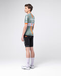 GOBIK Cyklistický dres s krátkým rukávem - ODYSSEY NETCOMPANY INEOS 26 - zelená/oranžová