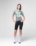 GOBIK Cyklistický dres s krátkým rukávem - ODYSSEY NETCOMPANY INEOS 26 - zelená/oranžová