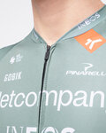 GOBIK Cyklistický dres s krátkým rukávem - ODYSSEY NETCOMPANY INEOS 26 - zelená/oranžová