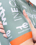 GOBIK Cyklistický dres s krátkým rukávem - ODYSSEY NETCOMPANY INEOS 26 - zelená/oranžová