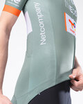 GOBIK Cyklistický dres s krátkým rukávem - ODYSSEY NETCOMPANY INEOS 26 - zelená/oranžová