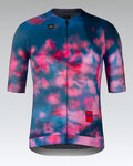 GOBIK Cyklistický dres s krátkým rukávem - CX PRO 4.0 - modrá/růžová