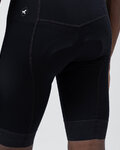 GOBIK Cyklistické kalhoty krátké s laclem - ABSOLUTE 7.0 - černá