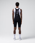 GOBIK Cyklistické kalhoty krátké s laclem - ABSOLUTE 7.0 - černá