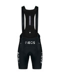 GOBIK Cyklistické kalhoty krátké s laclem - LANCER K10 INEOS GRENADIERS 2025 - černá