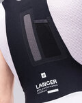 GOBIK Cyklistické kalhoty krátké s laclem - LANCER NETCOMPANY INEOS DIAMOND 26 - bílá