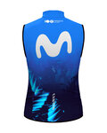 GOBIK Cyklistická vesta - PLUS 2.0 MOVISTAR TEAM 2024 - modrá/bílá