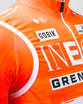 GOBIK Cyklistická vesta - PLUS 2.0 INEOS GRENADIERS 26 - bílá/oranžová