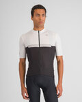 SPORTFUL Cyklistický dres s krátkým rukávem - PISTA - bílá/černá