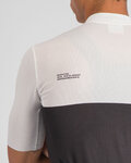 SPORTFUL Cyklistický dres s krátkým rukávem - PISTA - bílá/černá