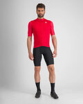 SPORTFUL Cyklistický dres s krátkým rukávem - SRK - červená