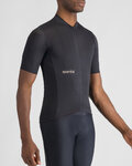 SPORTFUL Cyklistický dres s krátkým rukávem - CLASSIC - černá