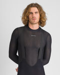 SPORTFUL Cyklistické triko s dlouhým rukávem - WINTER LAYER TEE LS - černá