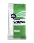 GU Cyklistická výživa - ENERGY CHEWS 60 G WATERMELON