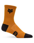 FOX Cyklistické ponožky klasické - 6" RANGER - hnědá