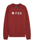 FOX mikina - ABSOLUTE FLEECE - červená