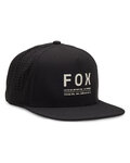 FOX Cyklistická čepice - NON STOP TECH SNAPBACK - černá