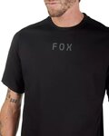 FOX Cyklistický dres s krátkým rukávem - RANGER WORDMARK - černá