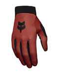 FOX Cyklistické rukavice dlouhoprsté - RANGER - červená