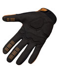 FOX Cyklistické rukavice dlouhoprsté - RANGER GEL - hnědá