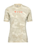 FOX Cyklistický dres s krátkým rukávem - W RANGER - béžová