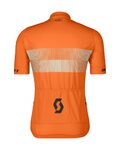 SCOTT Cyklistický dres s krátkým rukávem - TEAM 10 - oranžová