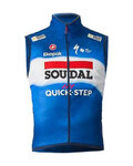 CASTELLI Cyklistická vesta - SOUDAL QUICK-STEP 2024 PRO LIGHT WIND - modrá/bílá/červená