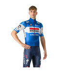 CASTELLI Cyklistická vesta - SOUDAL QUICK-STEP 2024 PRO LIGHT WIND - modrá/bílá/červená