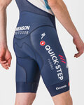 CASTELLI Cyklistické kalhoty krátké s laclem - COMPETIZIONE 2 QUICK STEP 2025 - modrá