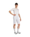 CASTELLI Cyklistické kalhoty krátké s laclem - FREE AERO RACE - bílá