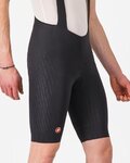 CASTELLI Cyklistické kalhoty krátké s laclem - AERO RACE S - černá