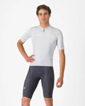 CASTELLI Cyklistické kalhoty krátké s laclem - COMPETIZIONE 2 - šedá