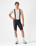 CASTELLI Cyklistické kalhoty krátké s laclem - COMPETIZIONE 2 KIT - černá