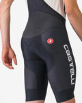 CASTELLI Cyklistické kalhoty krátké s laclem - COMPETIZIONE 2 KIT - černá