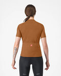 CASTELLI Cyklistický dres s krátkým rukávem - LIBERA 2 - hnědá