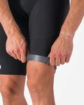 CASTELLI Cyklistické kalhoty krátké s laclem - ENDURANCE 4 - černá