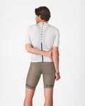 CASTELLI Cyklistické kalhoty krátké s laclem - COMPETIZIONE 2 KIT - hnědá